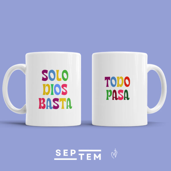 Mug - Solo Dios Basta