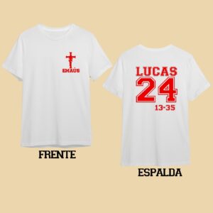 Camiseta Emaús Hombres - Lucas 24