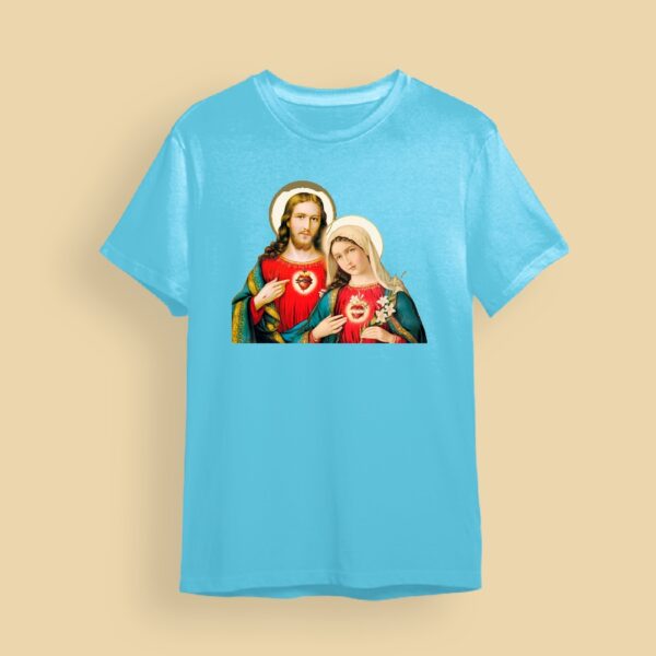 Camiseta Corazón de Jesús y María - Image 3
