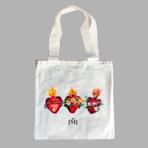 Tote Bag - Corazón de Jesús, María y José