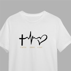 Camiseta - Faith Hope Love