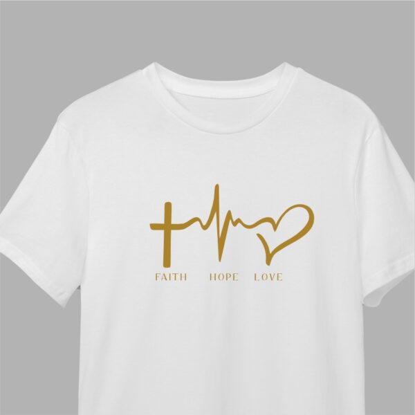 Camiseta - Faith Hope Love - Image 2