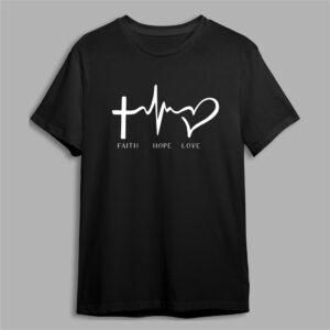 Camiseta Faith Hope Love