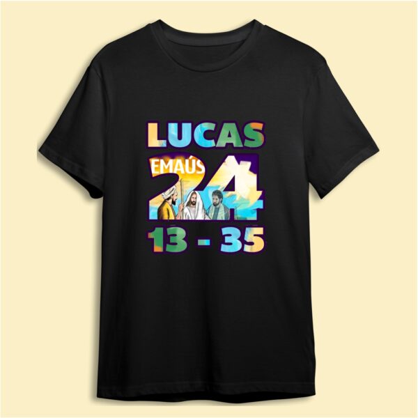 Camiseta Emaús Hombres - Lucas 24