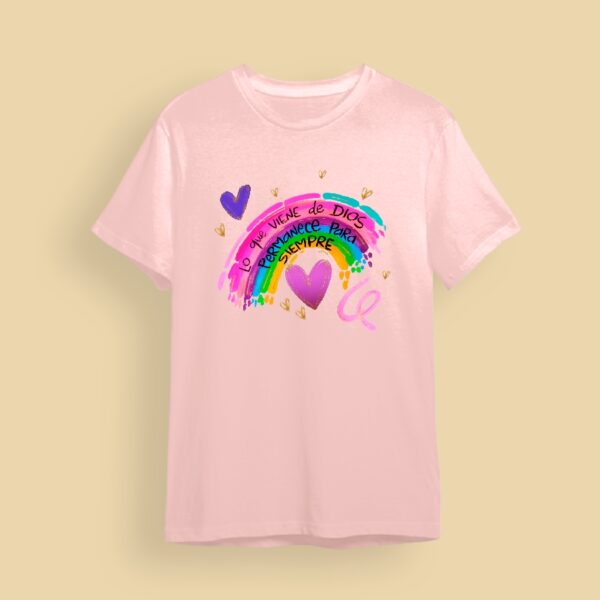 Camiseta Lo que viene de Dios permanece para siempre - Image 2