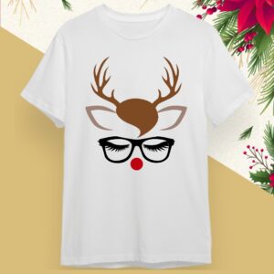 Camiseta Navideña - Feliz Navidad Reno