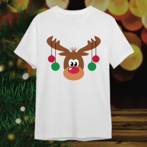 Camiseta Navideña - Feliz Navidad Reno
