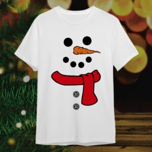 Camiseta Navideña - Feliz Navidad / Muñeco de Nieve
