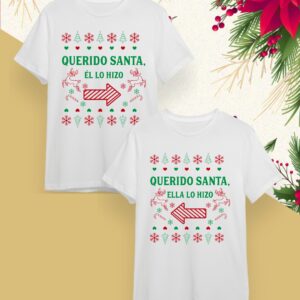 Camiseta Pareja Querido Santa