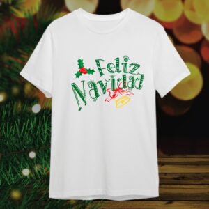 Camiseta Navideña - Feliz Navidad / Merry Christmas