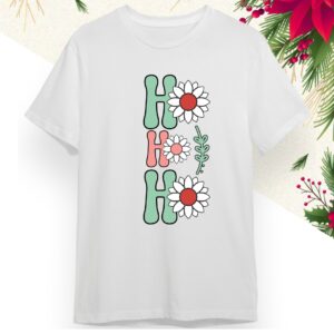 Camiseta Navideña -  HO HO HO - Feliz Navidad