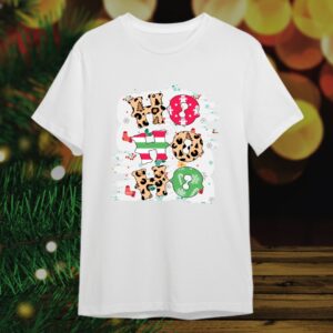 Camiseta Navideña -  HO HO HO - Feliz Navidad