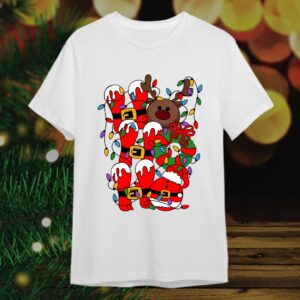 Camiseta Navideña - Feliz Navidad / Merry Christmas / Ho Ho Ho