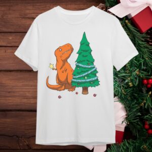 Camiseta Dinosaurio / Feliz Navidad